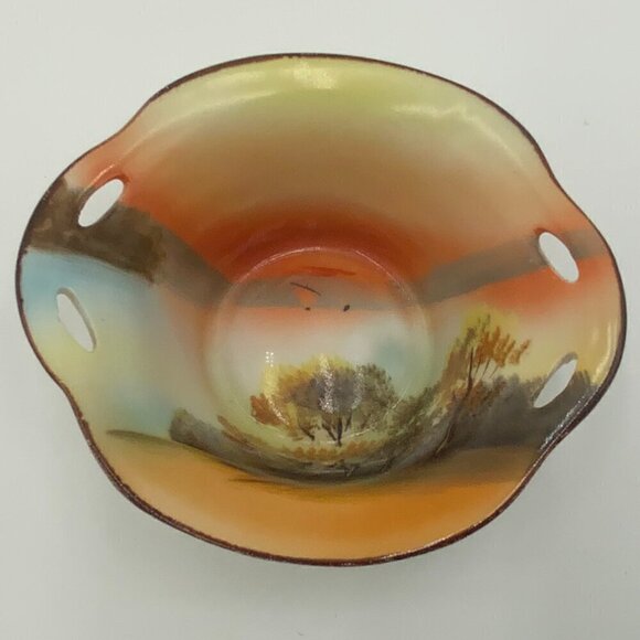 Noritake Morimura Hand Painted Made in Japan Small Porcelain Bowl - Picture 1 of 10